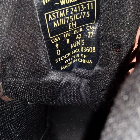 Red Wing IRISH SETTER Style 83608 Ely Men's Sz 9D 6-inch Leather Safety Toe Boot - Picture 14 of 16